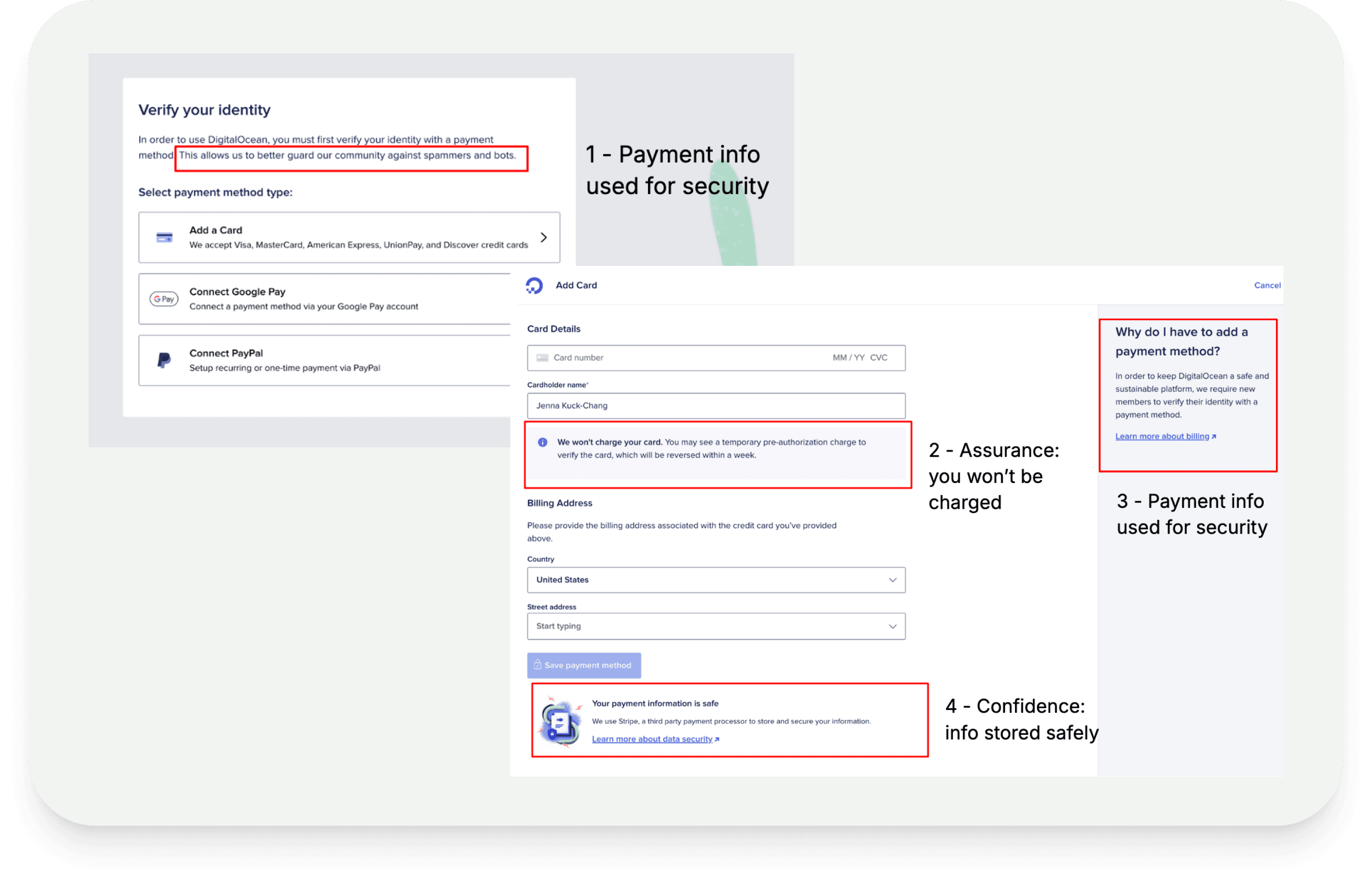 Control: info scattered across multiple pages